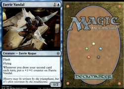 Magic the Gathering -MTG- Faerie Vandal - Image 1