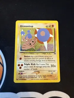 Pokemon TCG: Hitmontop (3/75), Neo Discovery, Rare Holo, Unlimited, DMG - Image 1