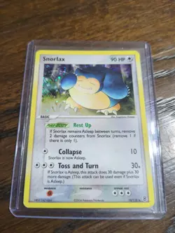 2004 Pokemon TCG Snorlax (Holo) 15/112 -LP- FireRed & LeafGreen - Image 1