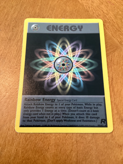 2000 Pokemon Team Rocket Rainbow Energy #80/82 - Image 1