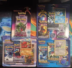 Pokemon 4x Blister Lot: Deoxys, DP Base, Call Of Legends, Majestic Dawn SEALED - Image 1