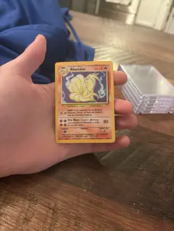 Pokemon TCG Ninetales Base Set 12/102 Holo Unlimited Holo Rare - Image 1