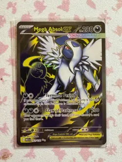 Pokemon TCG Mega Absol ex 161/132 Mega Evolution Ultra Rare - Image 1