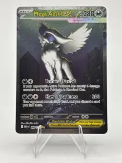 Mega Absol ex 180/132 Me01: Mega Evolution Holo (Pokemon TCG) NM - Image 1