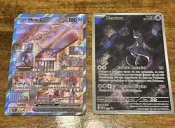 Mew EX 053 + Mewtwo 052 Sealed Promos Set Pokemon TCG Exclusive Set - NM/M - Image 1
