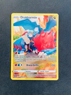 Carte Pokemon Drakkarmin TG09/TG30 Secrete Full Art EB12 Tempete Argentee NEUF - Image 1