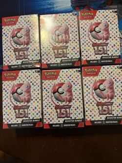 Pokemon Scarlet and Violet 151 Booster Bundle Lot of 6 - Image 1