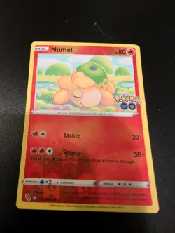 Numel (Peelable Ditto) Reverse Holo Pokemon GO 013/078 NM Pokemon TCG - Image 1