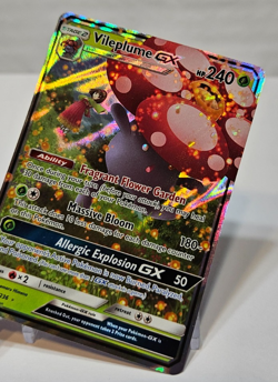 Vileplume GX 4/236 Ultra Rare Sun & Moon Cosmic Eclipse Pokemon 661 - Image 4