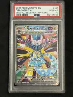 Pokemon: 2025 Dragapult ex 165/131 SIR (Prismatic Evolutions) GEM MINT PSA 10!🔥 - Image 1
