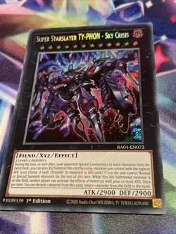 Yu-Gi-Oh! TCG Super Starslayer TY-PHON - Sky Crisis RA04-EN072 Secret Rare NM/M - Image 2