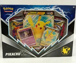 Pokemon TCG Pikachu VBox Set Factory Sealed Collectible Trading Cards #Live - Image 1