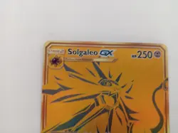 Pokemon Solgaleo GX Trading Card SM Black Star Promo Holo TCG Collectable #Live - Image 2