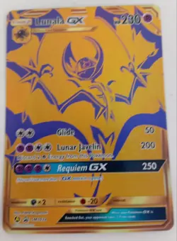 Pokemon Lunala GX Trading Card SM Black Star Promo SM103a TCG Collectable #Live - Image 1
