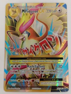 Pokemon M Pidgeot EX Full Art Trading Card XY-Evolutions 105/108 Holo TCG #Live - Image 1