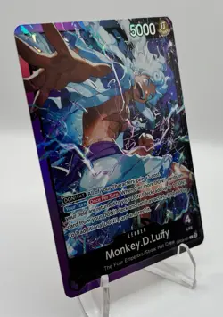 One Piece CCG Monkey.D.Luffy Leader Card OP09-061 Emperors in the New World MINT - Image 2