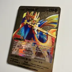 ZacianV Gold Metal Pokemon Card Fan Art! - Image 2