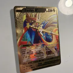 ZacianV Gold Metal Pokemon Card Fan Art! - Image 3