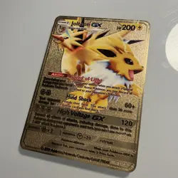 Jolteon GX Gold Metal Pokemon Card Fan Art! - Image 2
