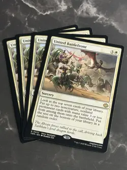 4x United Battlefront #0032 R [Tarkir: Dragonstorm] NF LP/NM - Image 1