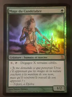 Mage du candelabre PREMIUM / FOIL - French Magus of the candelabra - Magic mtg - Image 1
