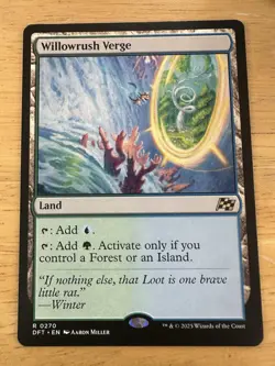 1x Willowrush Verge MTG Aetherdrift NM Magic Regular - Image 1
