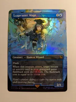 Snapcaster Mage Borderless Chocobo Track Foil Final Fantasy MTG 0469 Commander - Image 1