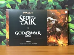 -NEW & IN HAND- MTG PlayStation - Secret Lair x God of War: Greek Foil Edition - Image 1
