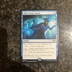 Three Steps Ahead Mtg OTJ Rare Near Mint - Image 1