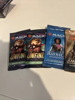 Lot Of 6 Magic The Gathering Booster Packs, Mystery Booster, Amonkhet,unfinity, - Image 2