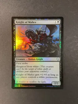 Knight of Malice - Foil - Dominaria - Magic the Gathering - MTG - Image 1