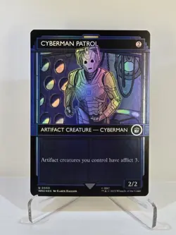 MTG Cyberman Patrol (Showcase) Foil - Doctor Who, Magic the Gathering - Image 1