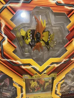 Pokemon TCG Tapu Koko Figure Collection Box New Factory Sealed Promo & Booster - Image 5