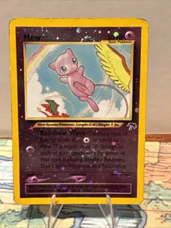 Pokemon TCG Mew 1/18 Southern Islands Holo Promo Rare 2001 Swirl - Image 1
