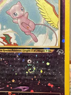 Pokemon TCG Mew 1/18 Southern Islands Holo Promo Rare 2001 Swirl - Image 2