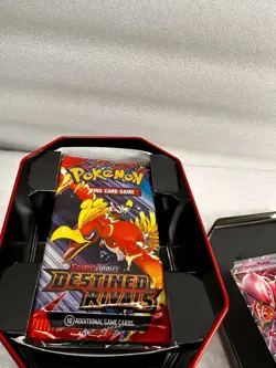 Pokemon TCG: Team Rocket Tin - Mewtwo ex (1 Foil Promo Card & 4 Booster Packs) - Image 4