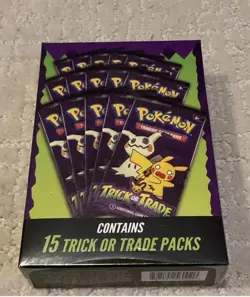 2025 Pokemon Trick or Trade Box With 15 Booster Packs - Image 1