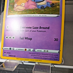 Pokemon Galarian Slowpoke SWSH126 Promo cosmos HOLO HD GALAXY *LP* TCG - Image 5