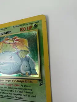 Pokemon TCG Venusaur Holo Rare Card 18/130 Base Set 2 MP - Image 4