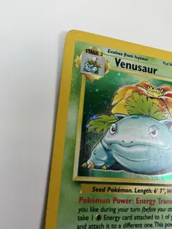 Pokemon TCG Venusaur Holo Rare Card 18/130 Base Set 2 MP - Image 5