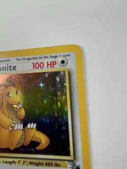 Pokemon TCG Dragonite Fossil Holo Unlimited Rare Card 4/62 1999 WOTC Vintage - Image 4