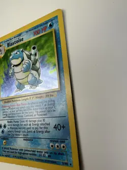 Blastoise 2/102 Base Set Holo TCG WOTC 1999 Pokemon Card - Image 3