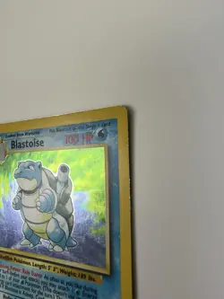 Blastoise 2/102 Base Set Holo TCG WOTC 1999 Pokemon Card - Image 4