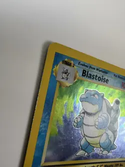 Blastoise 2/102 Base Set Holo TCG WOTC 1999 Pokemon Card - Image 5