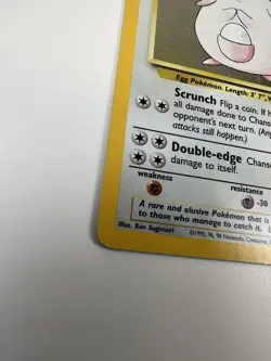 Pokemon TCG Chansey Base Set Holo Unlimited Rare Card 3/102 LP - Image 4