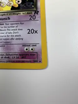 Dark Hypno 9/82 1st Edition Holo 1999-2000 Team Rocket Pokemon Card NM - Image 3