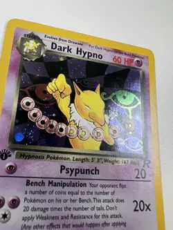 Dark Hypno 9/82 1st Edition Holo 1999-2000 Team Rocket Pokemon Card NM - Image 5
