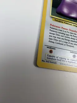 Pokemon TCG Ditto Fossil, Holo Unlimited Rare Card 3/62 - Image 2