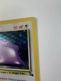 Pokemon TCG Ditto Fossil, Holo Unlimited Rare Card 3/62 - Image 4
