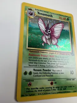 Pokemon TCG Venomoth Rare Holo Card #13/64 Jungle - Image 2